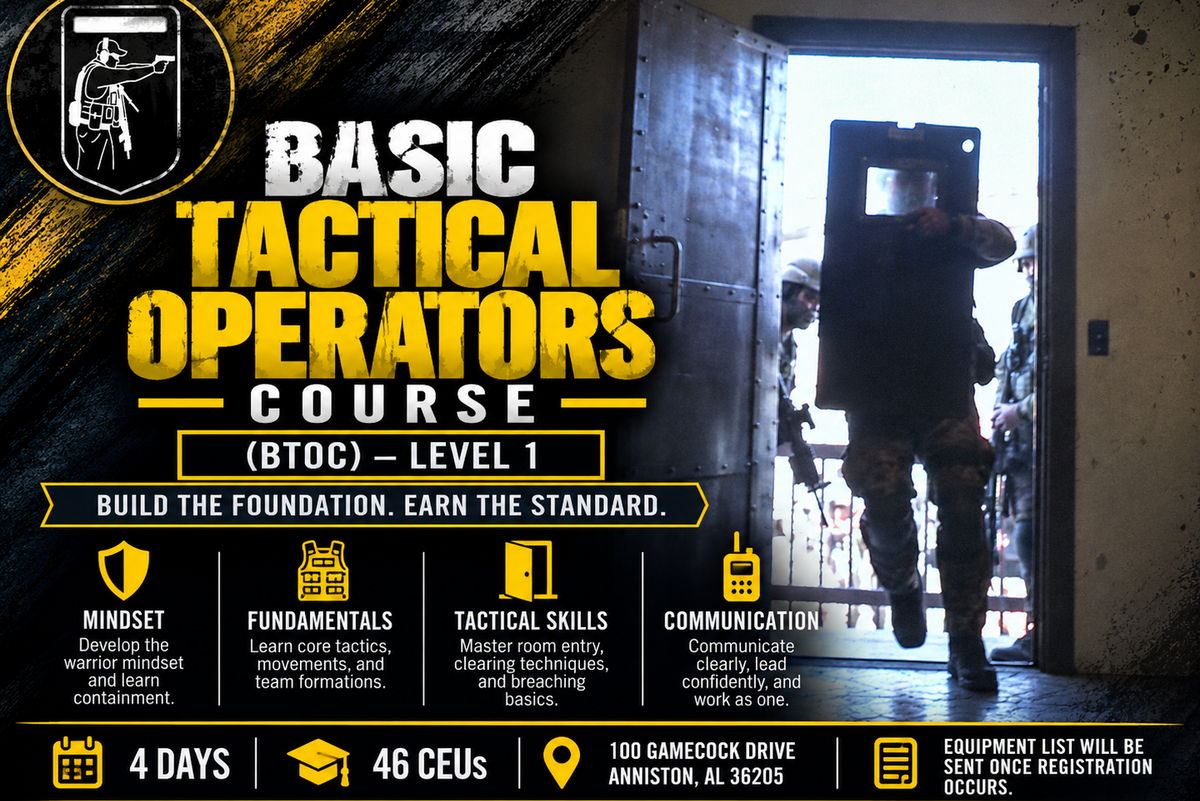 Basic Tactical Operators Course (BTOC)