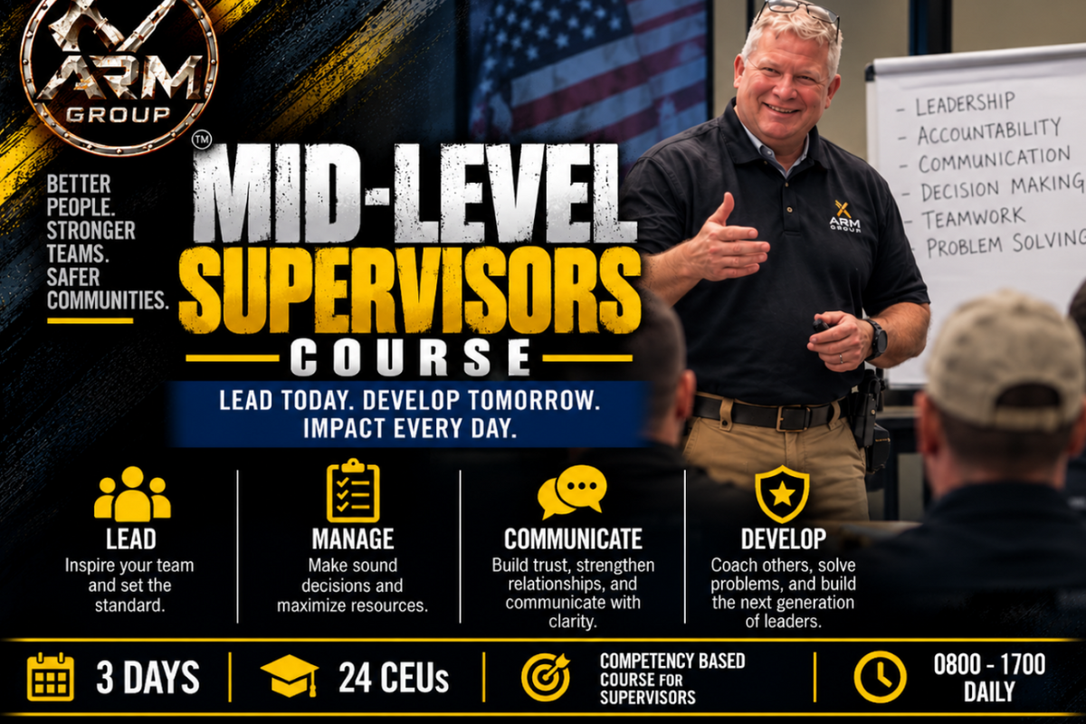 FREE Mid-Level Supervisor Course (Anniston, AL)